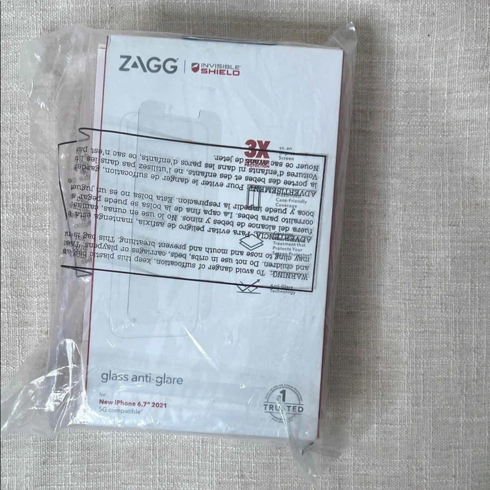 ZAGG 14 plus InvisibleShield Glass Anti-Glare Screen Protector 2 pack